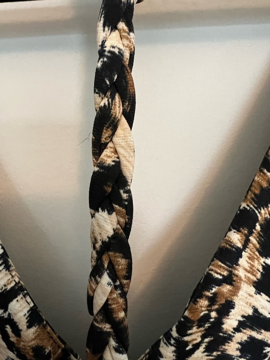 Moa Moa Leopard Print Maxi Dress - Size M - Boho Chic Summer Style - Picture 6 of 8